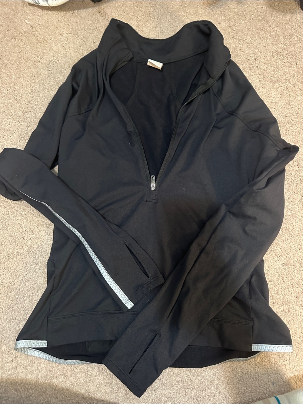 Lole Black Ski Jacket with Reflective Trim